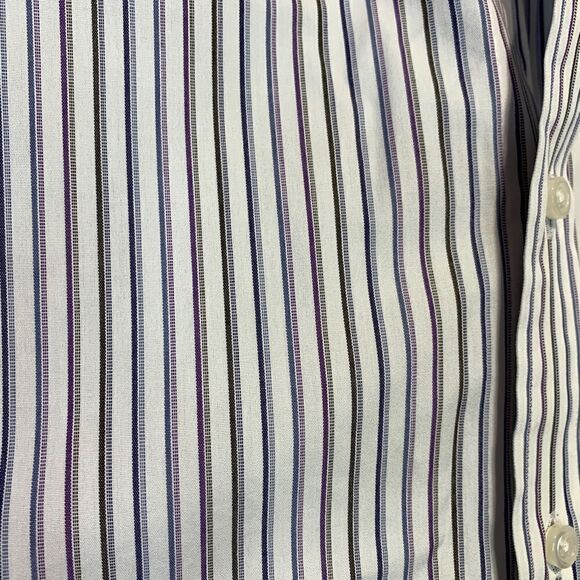 Jos A Banks Striped Dress Shirt - Picture 3 of 4